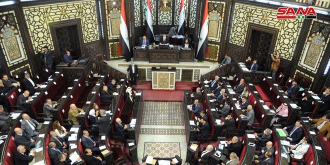 مجلس الشعب يبدأ أعمال جلسته الأولى من الدورة العادية الخامسة بحضور المهندس عرنوس والوزراء