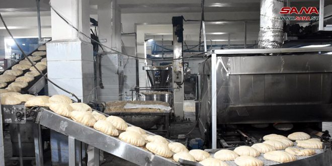إعادة مخبز الزبدية بحلب إلى العمل بطاقة إنتاجية 24 طناً يومياً